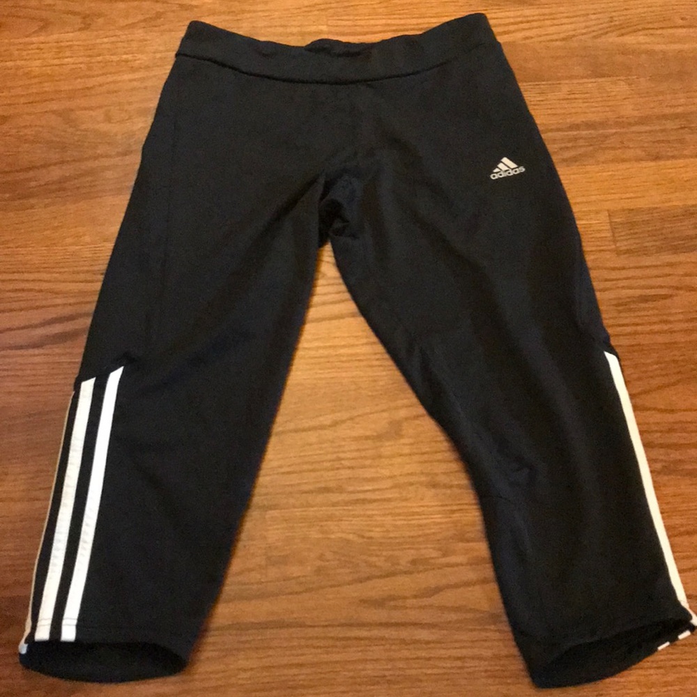 Adidas crop leggings, size medium